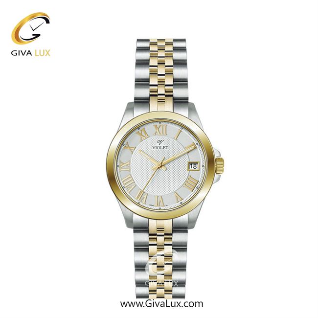 ساعت مچی اورجینال زنانه ویولت VIOLET طلایی-نقره ای | طلایی-نقره ای| نقره ای| کد رفرنس 0556/2 | 0571/2